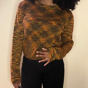 Marble glitch sweater